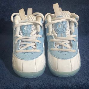 🔥Nike Little Posite One TD 'Aura Worn Blue' Sneakers- Size: 5C, Toddler 🔥